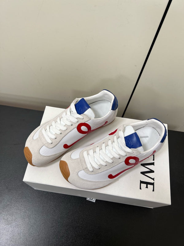 Loewe Ballet Runner 2.0 Sneaker White Nylon Sheepskin