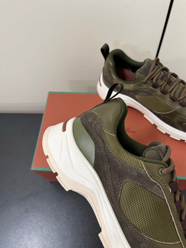 LP 25C Cairn Walk Sneaker Purslane Calfskin and Fabric 210918