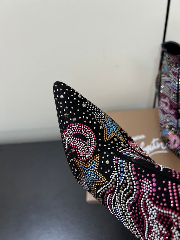 CL Hot Chick Starlight Ankle Boots 10.5 Suede 618912