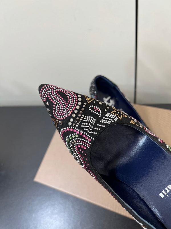 CL Hot Chick Starlight Pumps 10.5 Suede 618913