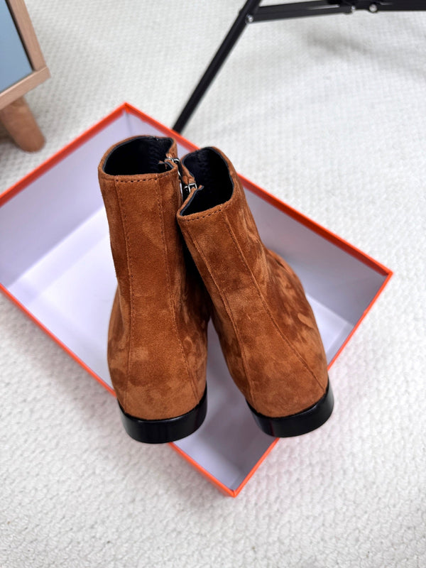 HM Kelsy Ankle Boot Brown Suede 466595