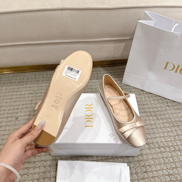 CD Lovely-D Raso Nero Ballerina Nude Sheepskin 502332