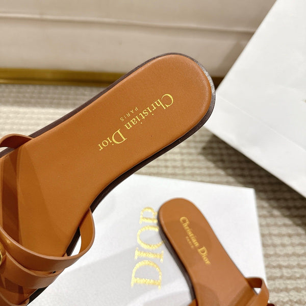 CD 30M Slide Brown Calfskin 543740