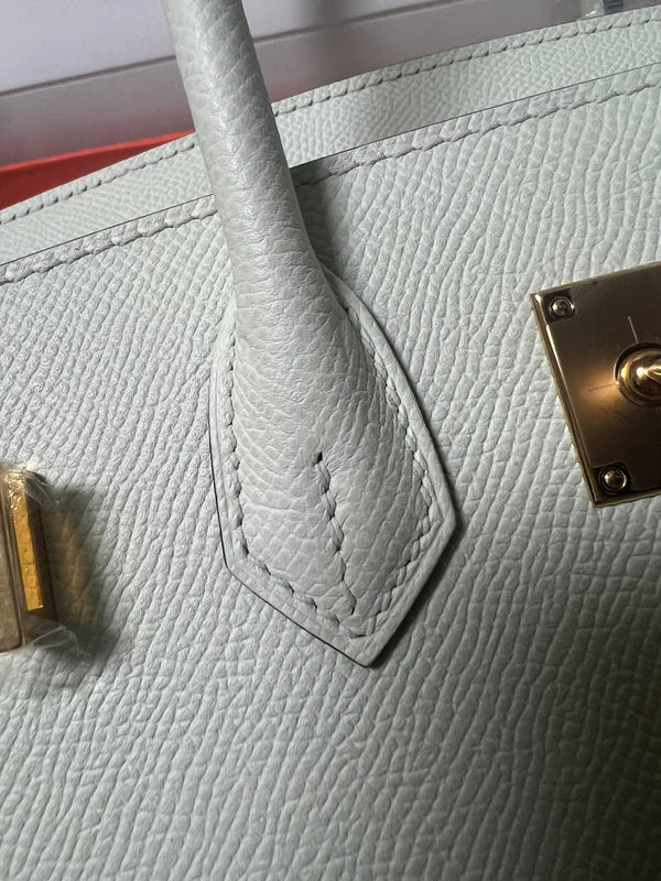 HM BIRKIN SELLIER VERT FIZZ PELLE EPSOM ORO HARDWARE