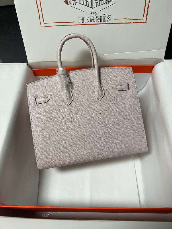 HM BIRKIN SELLIER PELLE EPSOM ROSA CHIARO FERRAMENTA ORO