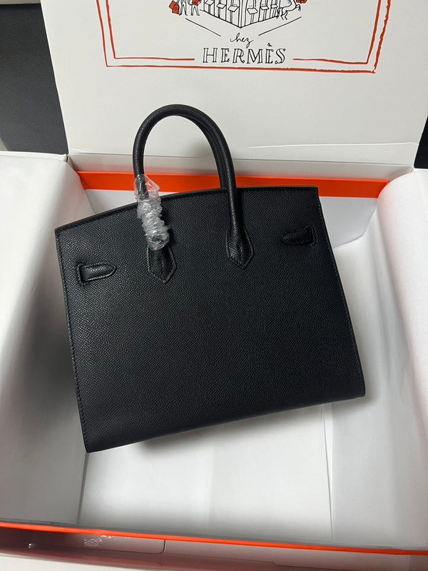 HM BIRKIN SELLIER PELLE EPSOM NERA FERRAMENTA ORO