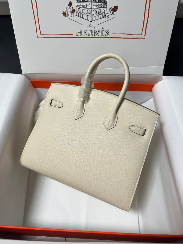 HM BIRKIN SELLIER CREMA PELLE EPSOM FERRAMENTA ORO