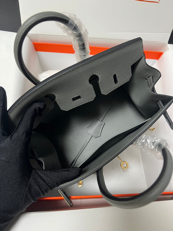 HM BIRKIN SELLIER GIRS ETAN EPSOM PELLE ORO FERRAMENTA