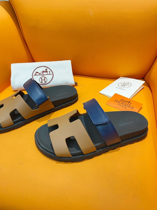 chypre sandal gold blue black calfskin