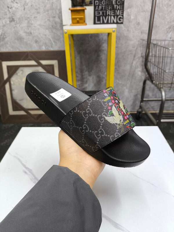 GG Men's Slide Black Sheepskin 535395