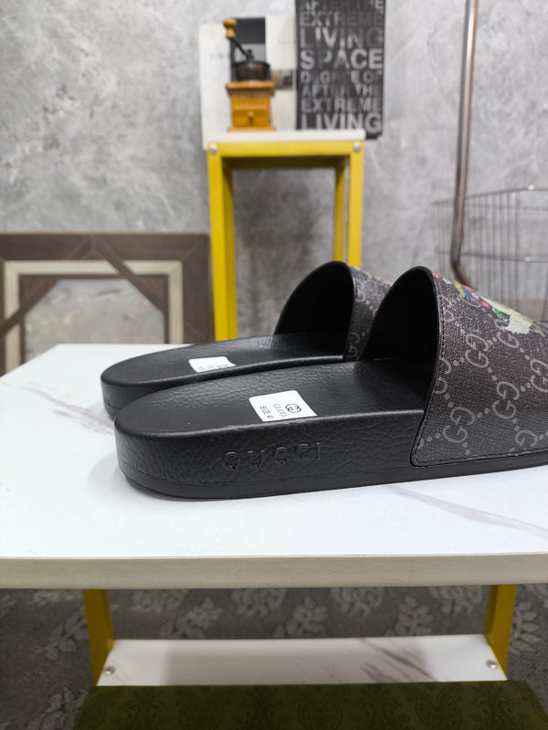 GG Men's Slide Black Sheepskin 535395