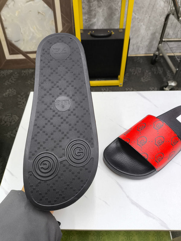 GG Men's Slide Red Sheepskin 535408