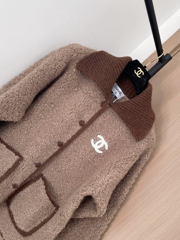 Chanel 2025 Cardigan Laine Marron