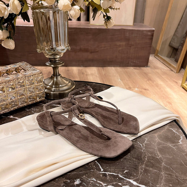 LP MINDIL SANDAL BROWN SUEDE