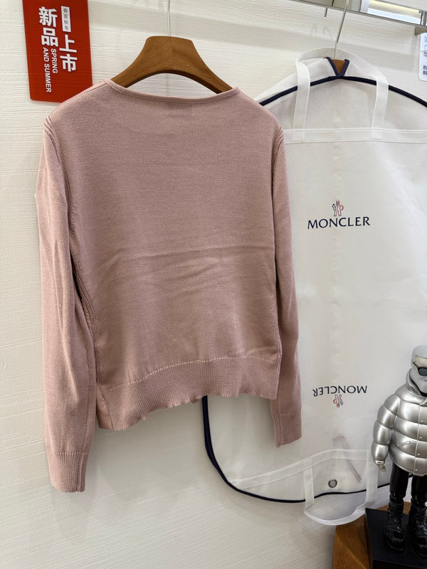 Moncler 25 Lightweight Knitted Cardigan Polyamide 288486