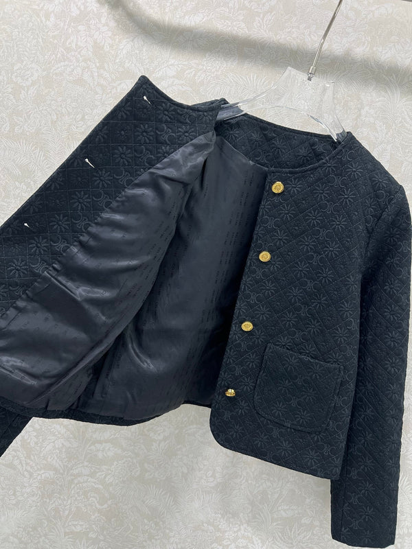 Celine 25 Jacquard Cotton Twill Jacket 292272