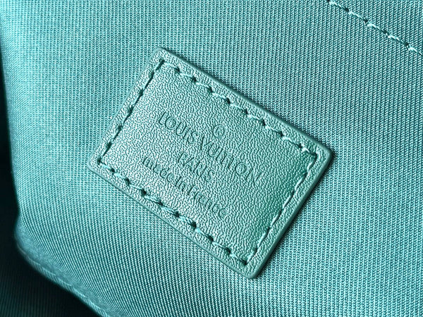 SOUL TRUNK 19 IN GREEN MONOGRAM HERITAGE CANVAS SILVER HARDWARE