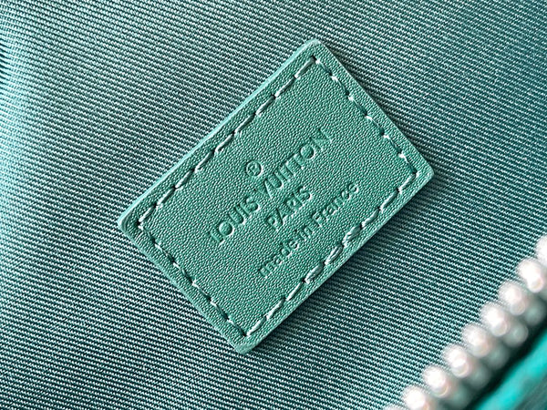 RUSH BUMBAG 30 IN GREEN MONOGRAM HERITAGE CANVAS