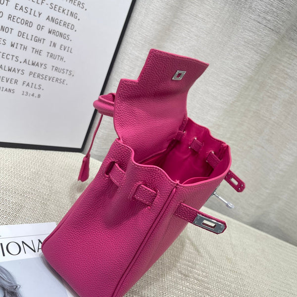 HM Kelly 25cm Rose Mexico Togo Leather Gold Hardware