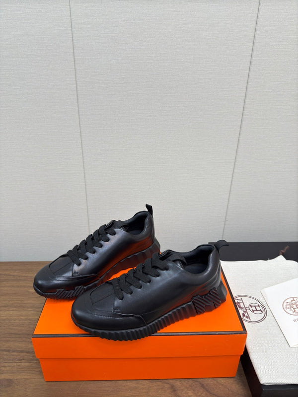 HM Bouncing Sneaker Black Calfskin 213522