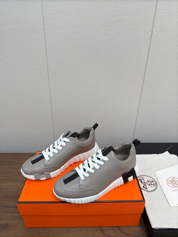 HM Bouncing Sneaker Stone Grey Calfskin 213524