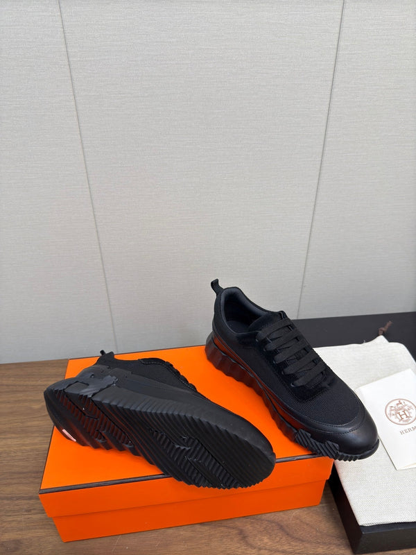 HM Bouncing Sneaker Black Fabric 213528