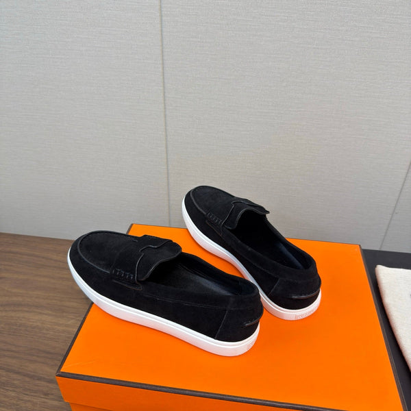 HM 25 Loafers Black Cowhide 329172