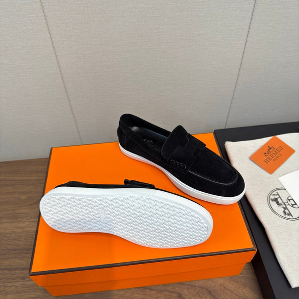 HM 25 Loafers Black Cowhide 329172