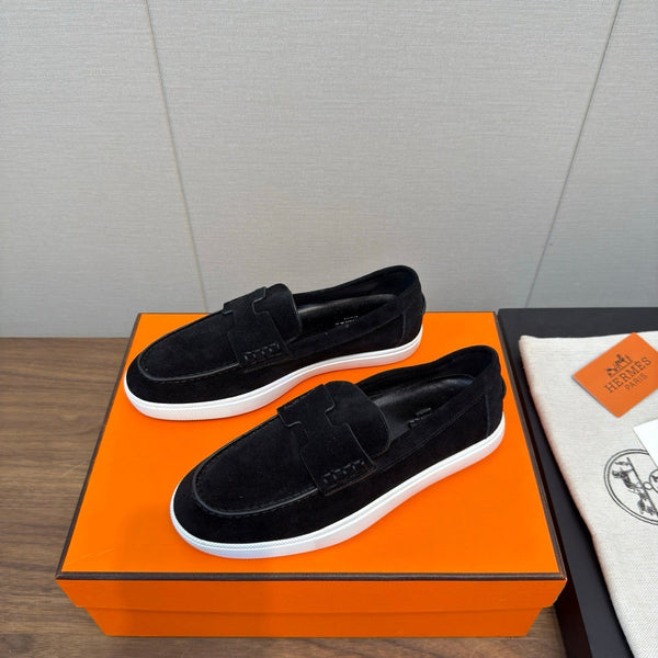 HM 25 Loafers Black Cowhide 329172