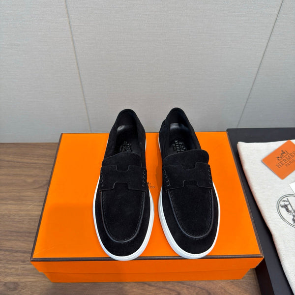 HM 25 Loafers Black Cowhide 329172