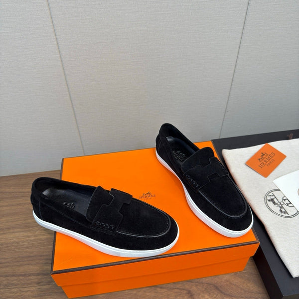 HM 25 Loafers Black Cowhide 329172