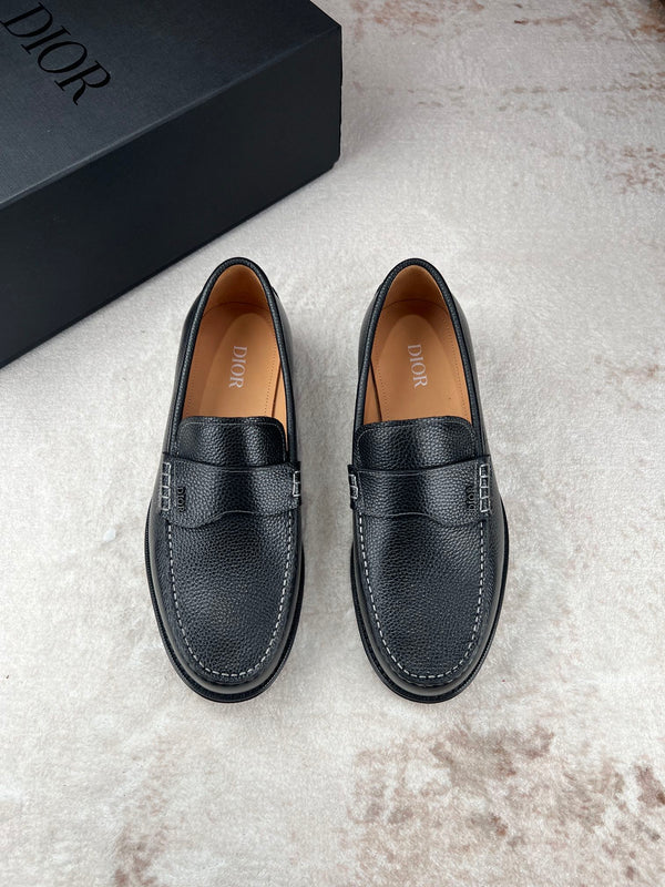 CD GRANVILLE LOAFER BLACK GRAINED CALFSKIN