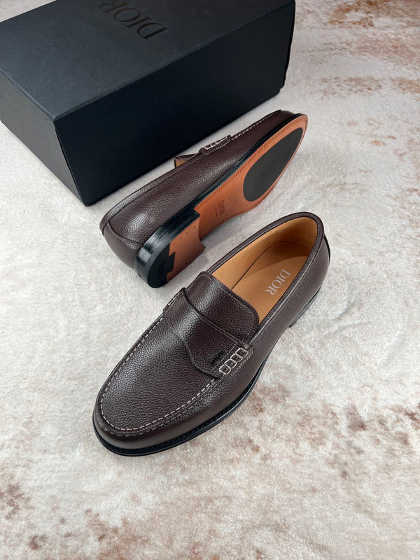 CD GRANVILLE LOAFER CHOCOLATE GRAINED CALFSKIN