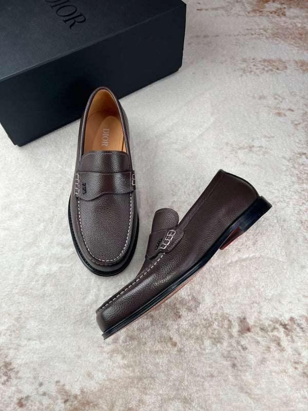 CD GRANVILLE LOAFER CHOCOLATE GRAINED CALFSKIN