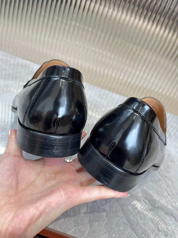 HM DESTIN LOAFER GLOSSY BLACK CALFSKIN