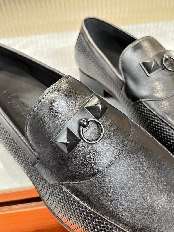 HM DESTIN LOAFER BLACK CALFSKIN
