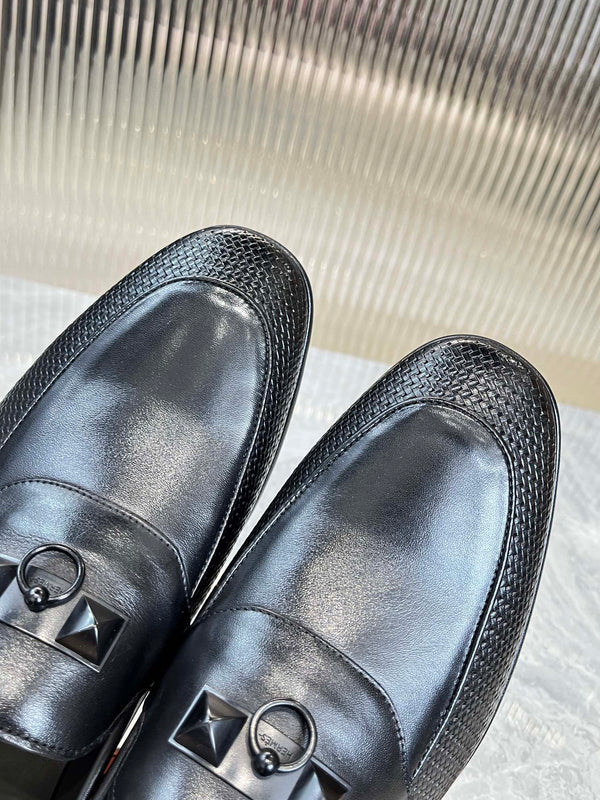 HM DESTIN LOAFER BLACK CALFSKIN