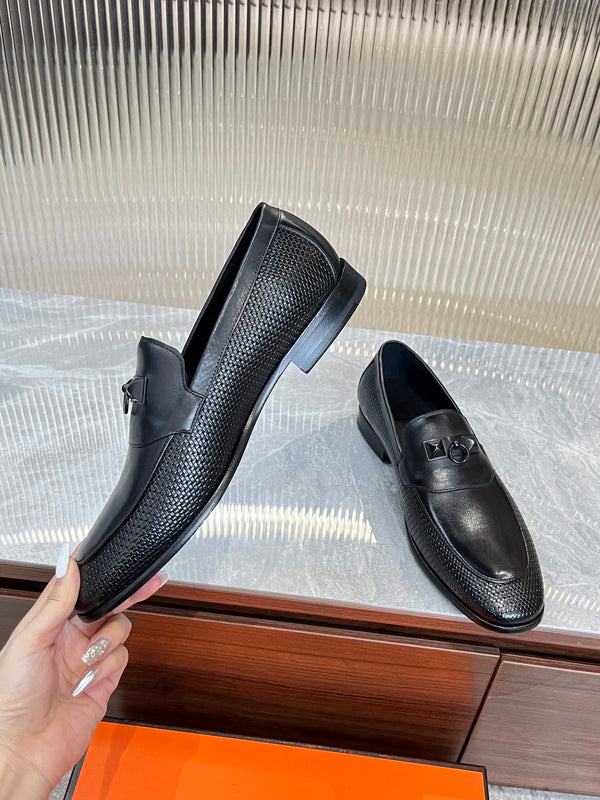 HM DESTIN LOAFER BLACK CALFSKIN