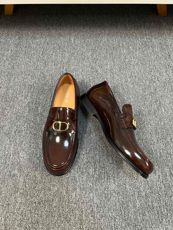 CD SYMBOL GRANVILLE LOAFER SYRUP CALFSKIN