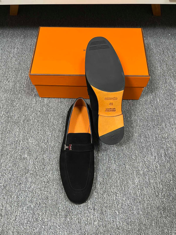 HM GIOVANNI LOAFER BLACK SUEDE