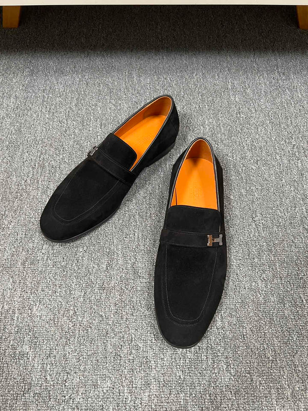 HM GIOVANNI LOAFER BLACK SUEDE