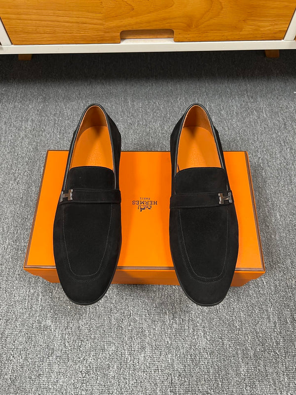 HM GIOVANNI LOAFER BLACK SUEDE