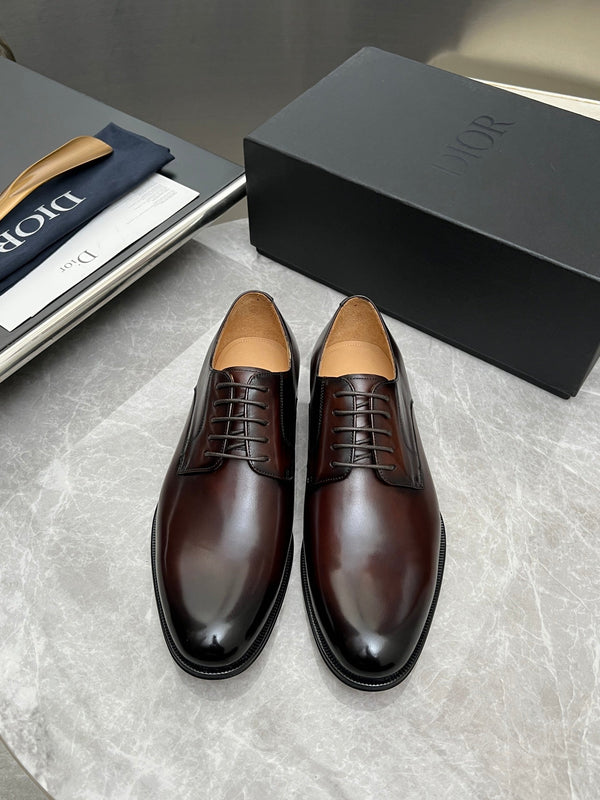 CD Mocassin Loafer Homme Derby Timeless Cuir de Vachette Poli Bourgogne 112653