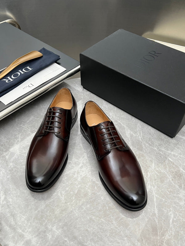 CD Mocassin Loafer Homme Derby Timeless Cuir de Vachette Poli Bourgogne 112653