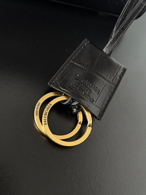 Balenciaga Rodeo 22 bag black crocodile skin