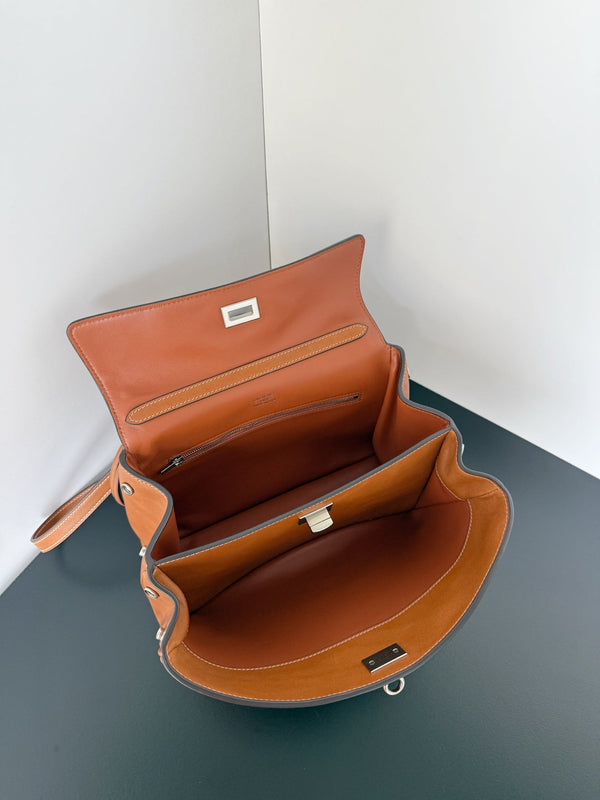 Balenciaga Rodeo 35 bag brown lambskin