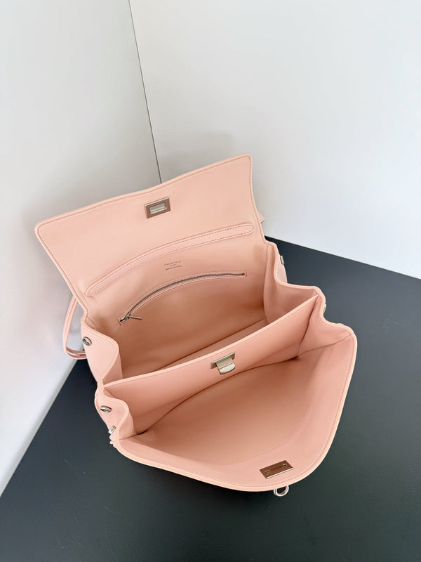Balenciaga Rodeo 29 Oversized Bag Pastel Pink Lambskin