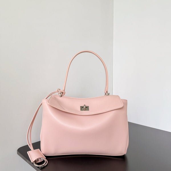 Balenciaga Rodeo 29 Oversized Bag Pastel Pink Lambskin