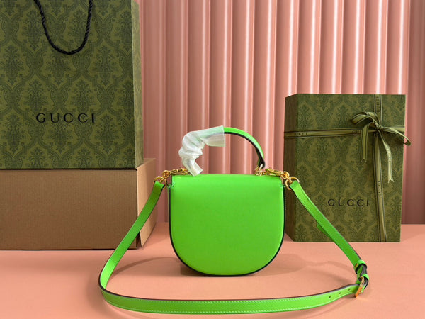 Gucci Horsebit Bag Green Leather 239807