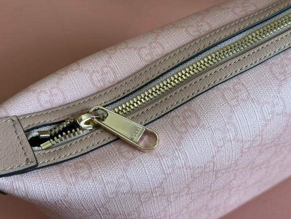 Gucci Ophidia 20cm Bag Pink Canvas 239922